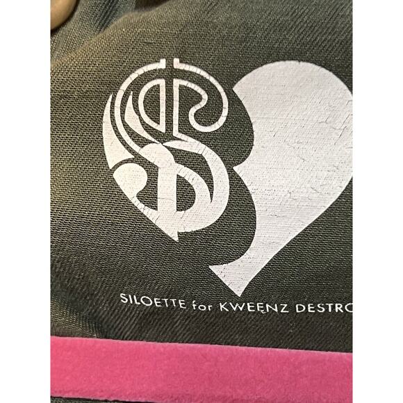 Kweenz Destroy Military Jacket Camouflage Green Size XS - Picture 8 of 11